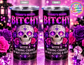 Stainless steel skull tumbler