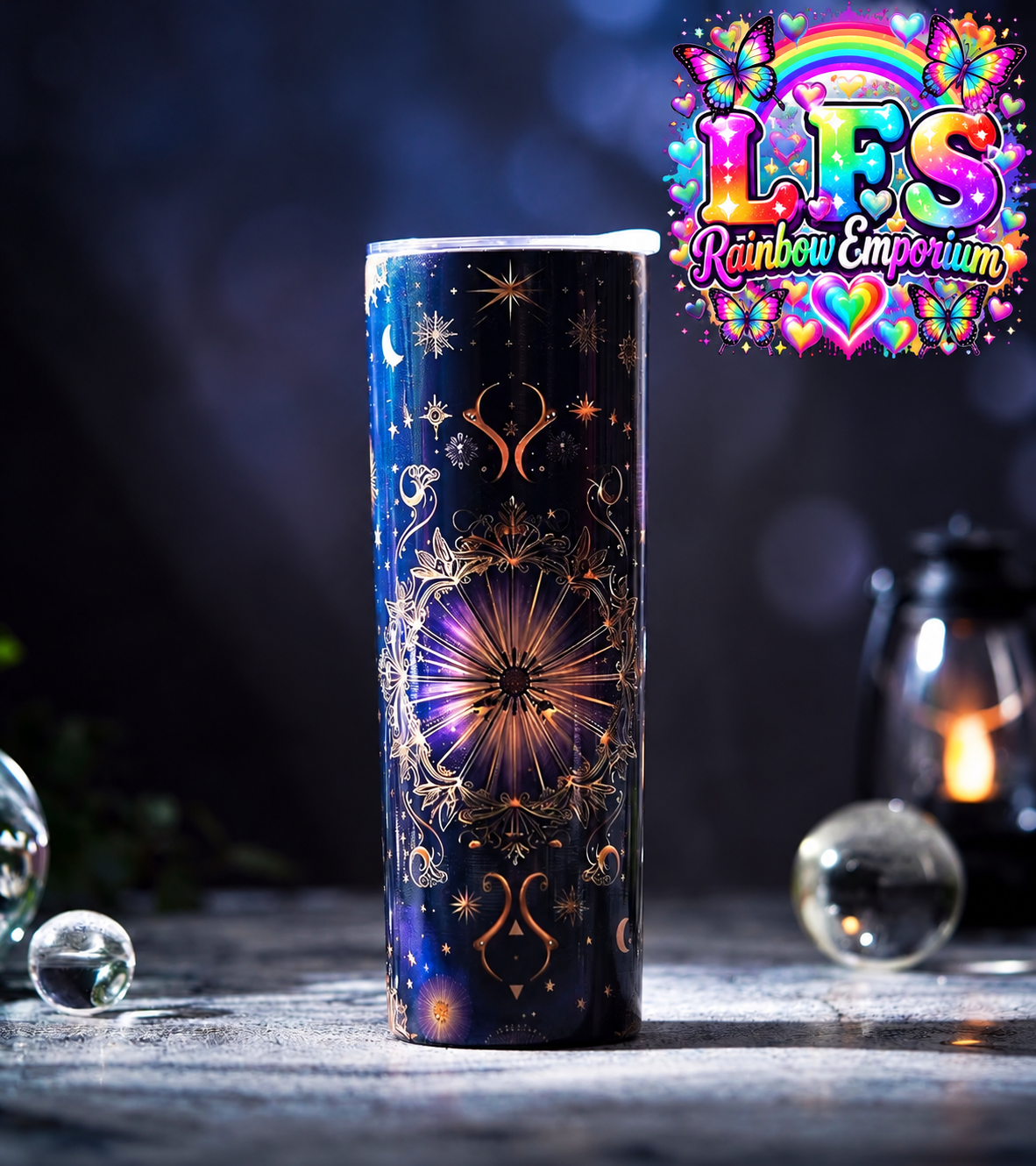 Witchy skinny tumbler