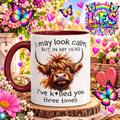 Highland cow quote mug