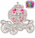 Crystal carriage trinket box