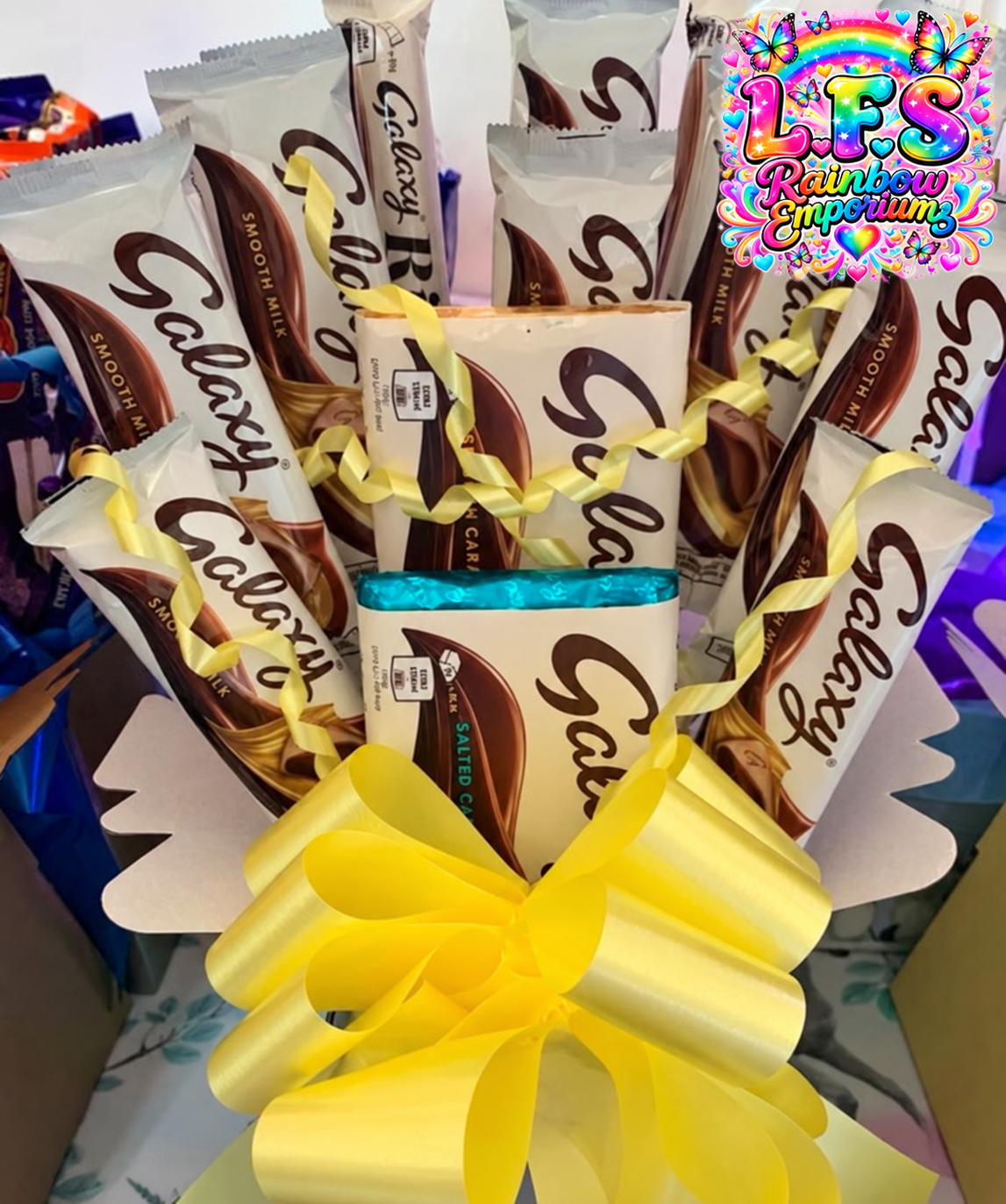 large galaxy chocolate bouquet