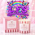 Pink Peppermint Scented Candle