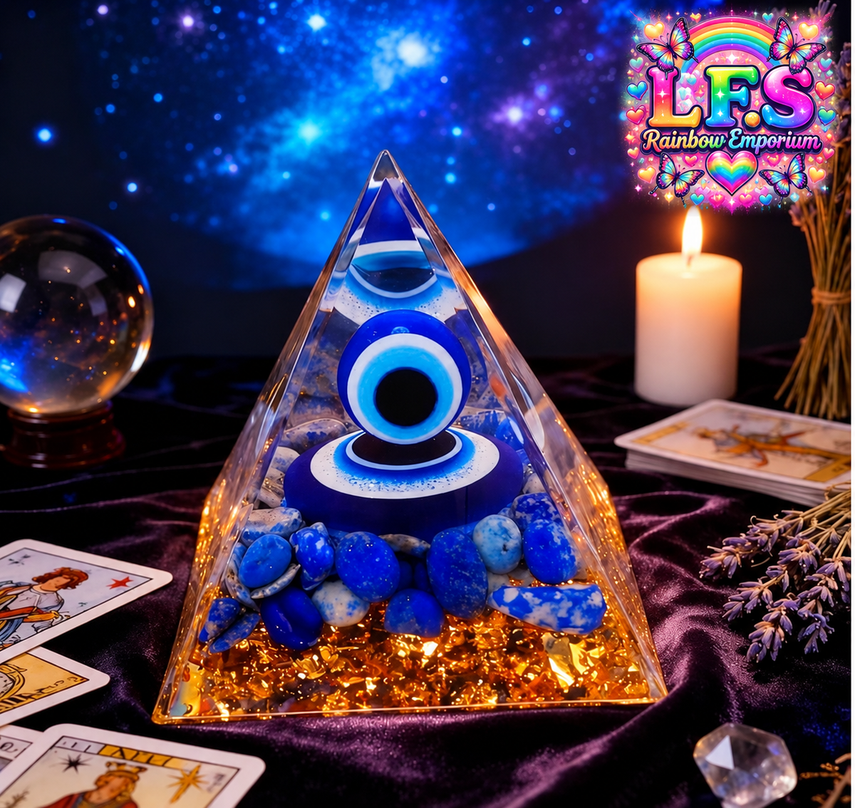 Blue eyes crystal moonstone