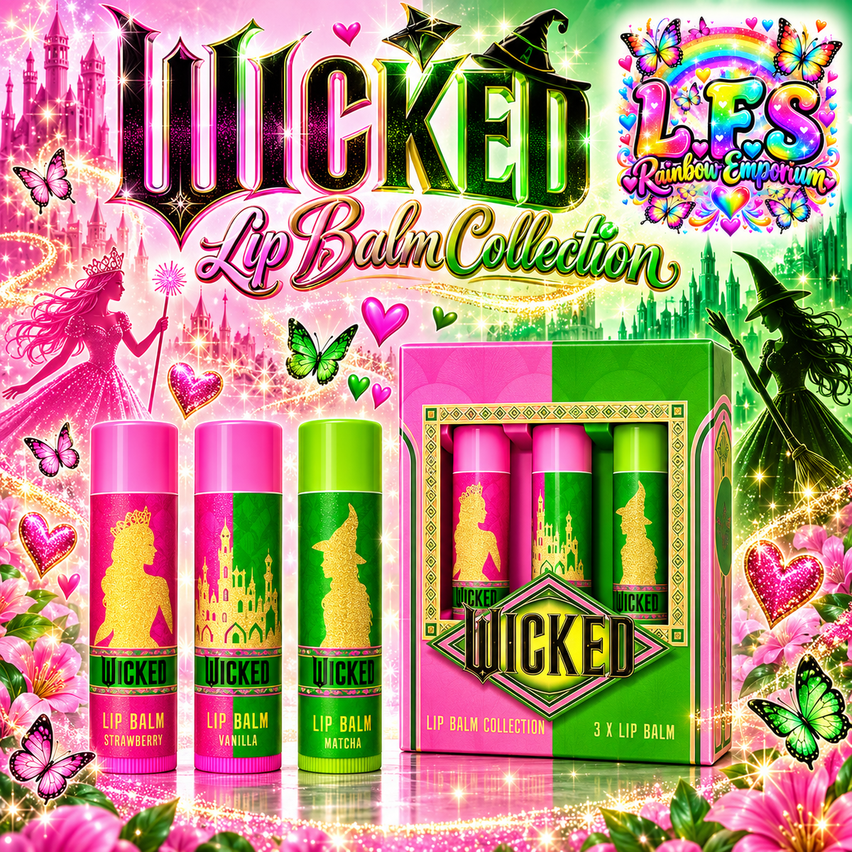 Wked lip balm collection