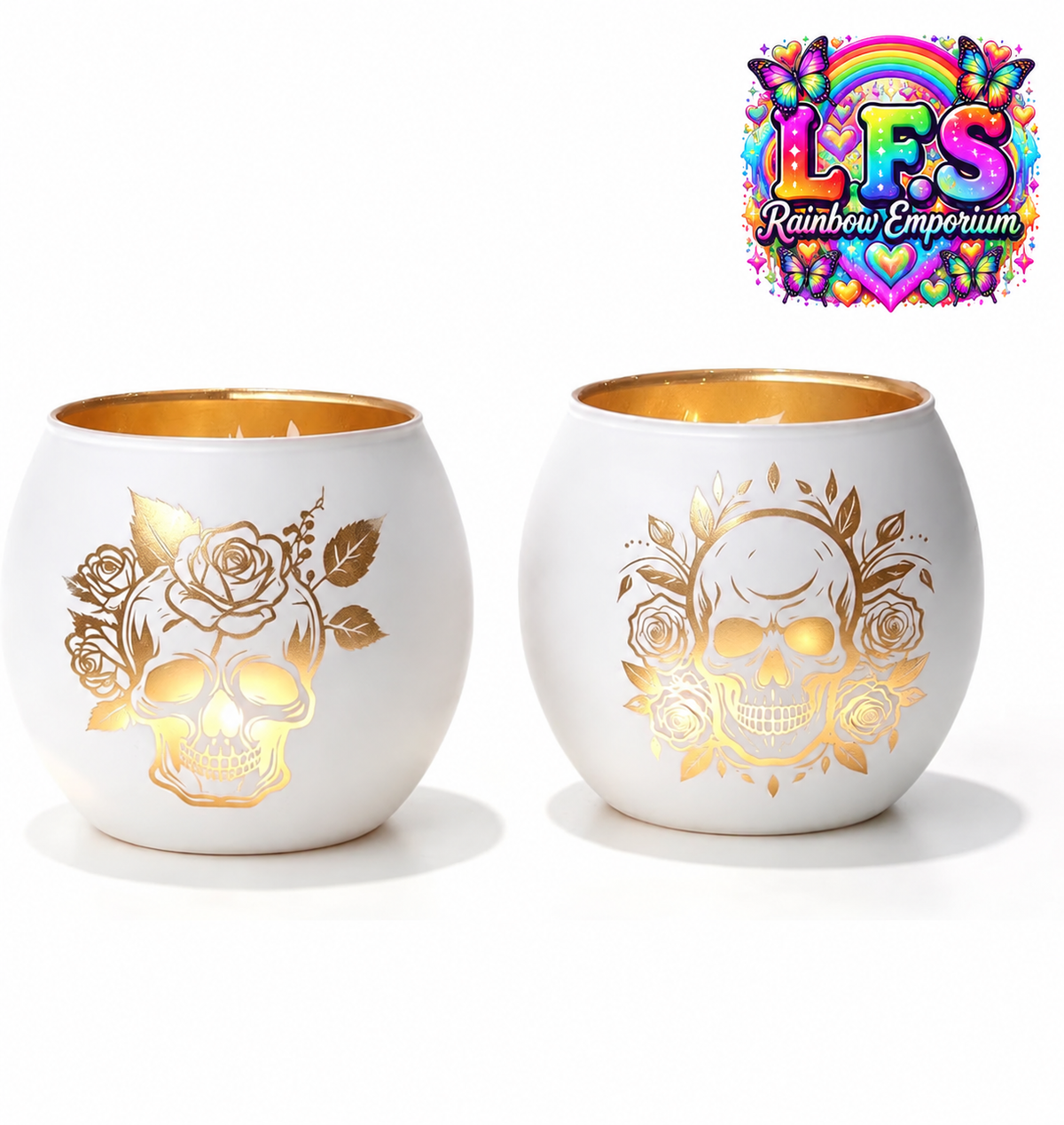 X2 gothic tea light holders