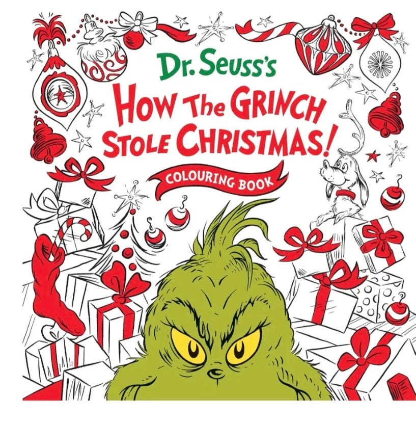 Grinch colouring book