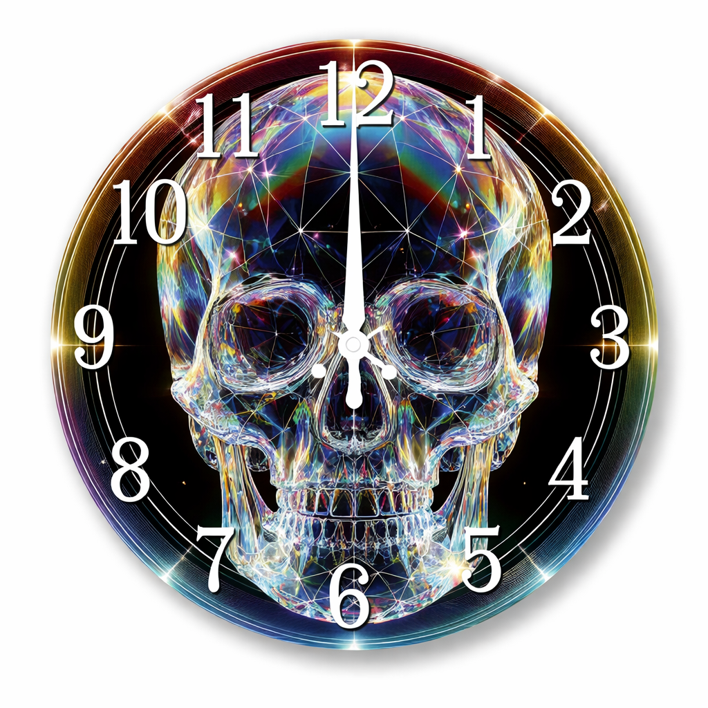 Skull clock