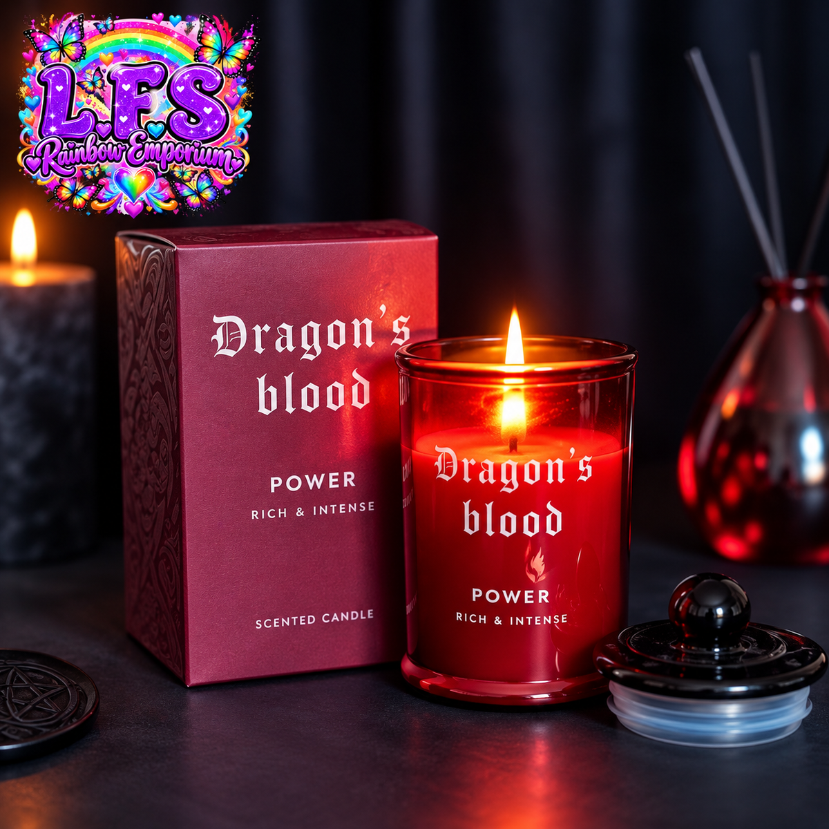 Dragon's Blood Resin & Myrrh Candle