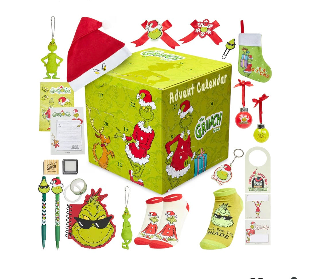 Grinch advent calendar