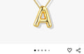 Initial necklace